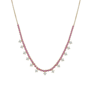 Diamond & Sapphire Necklace