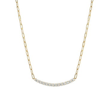 Diamond Bar Necklace