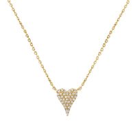Mini Diamond Heart Necklace