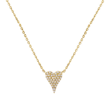 Mini Diamond Heart Necklace