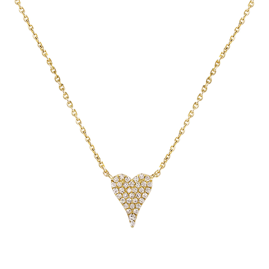 Mini Diamond Heart Necklace