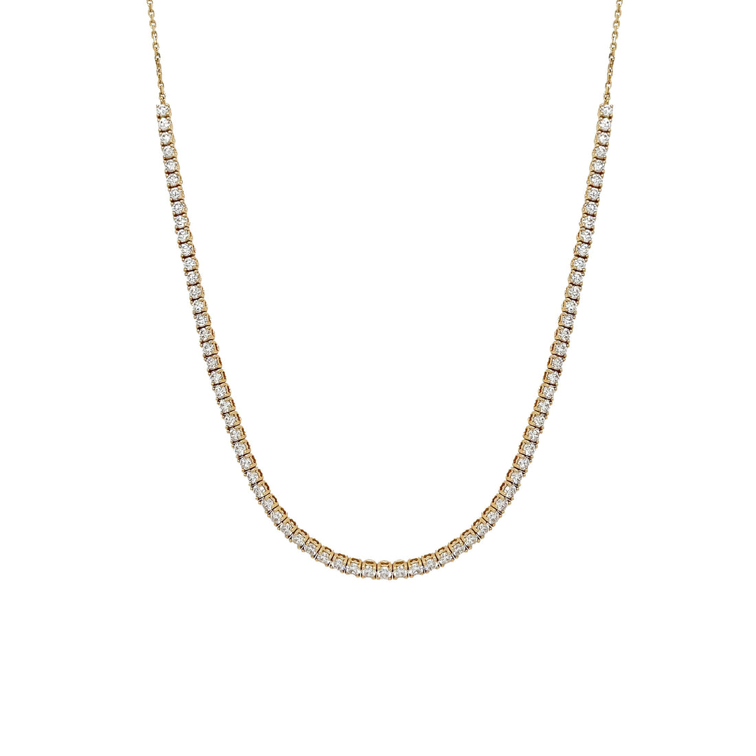 Diamond Tennis Choker Necklace