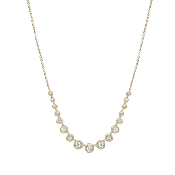 Diamond Bezel Necklace