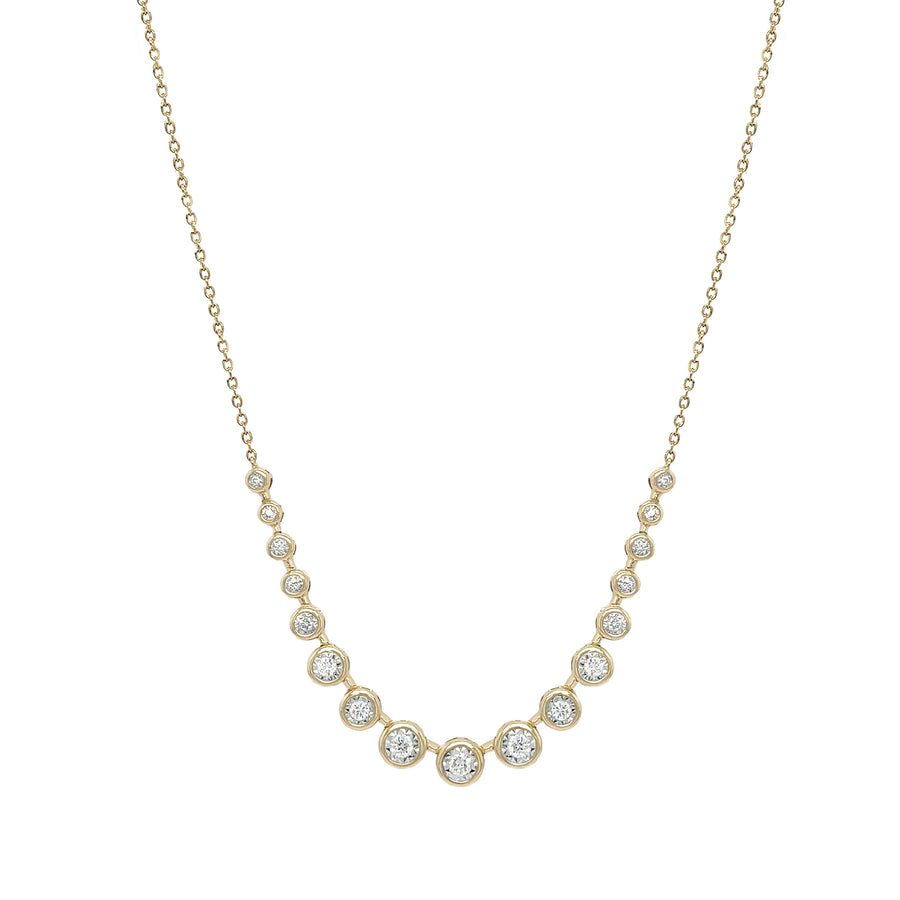 Diamond Bezel Necklace