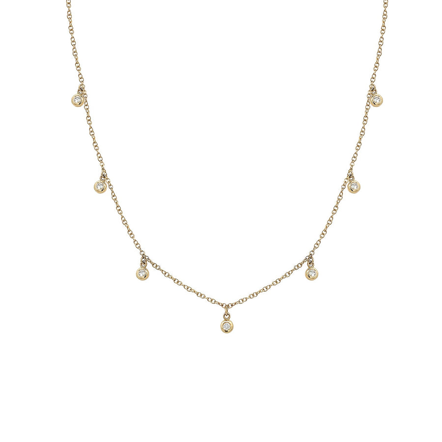 Diamond Bezel Necklace