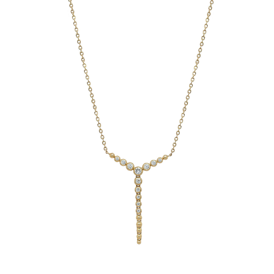 Diamond Y Necklace