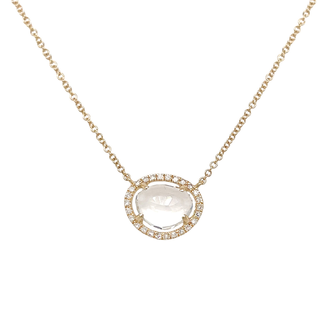 Diamond & Topaz Necklace