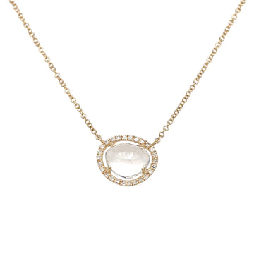 Diamond & Topaz Necklace
