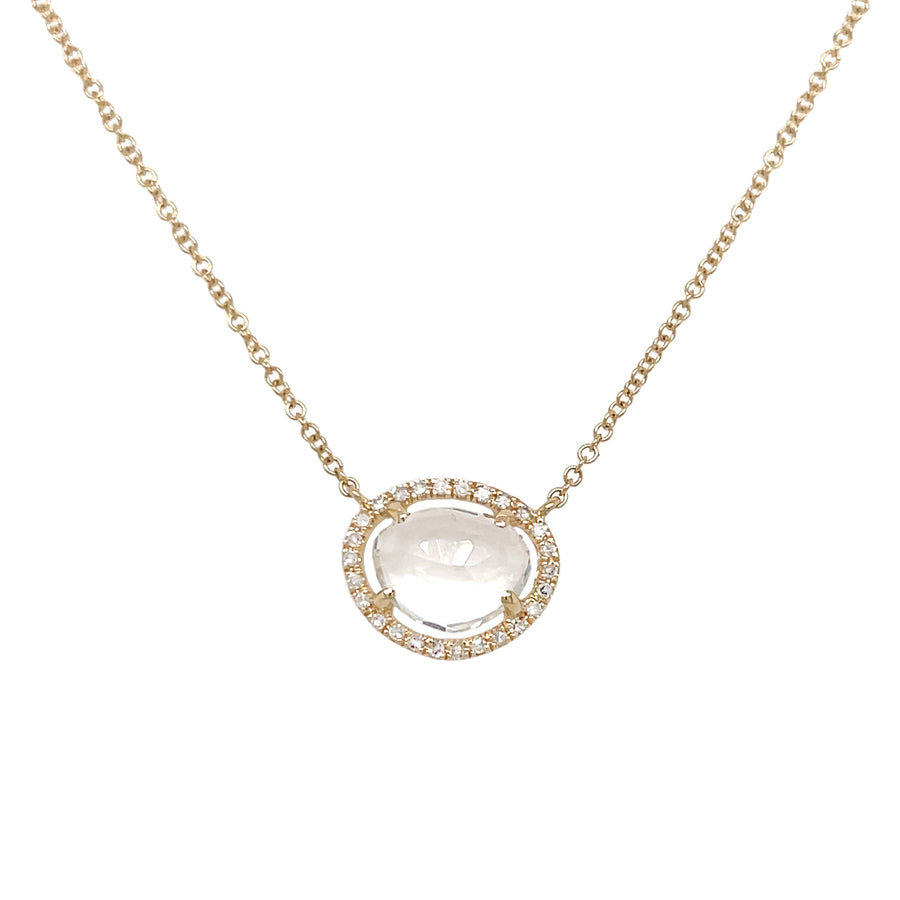 Diamond & Topaz Necklace