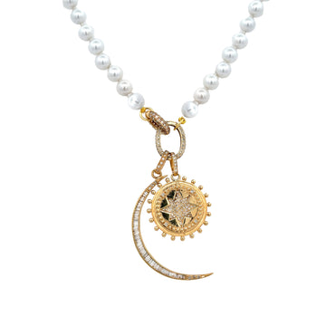 Diamond Moon Charm Only