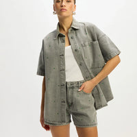 Zaar Short - Mid Grey