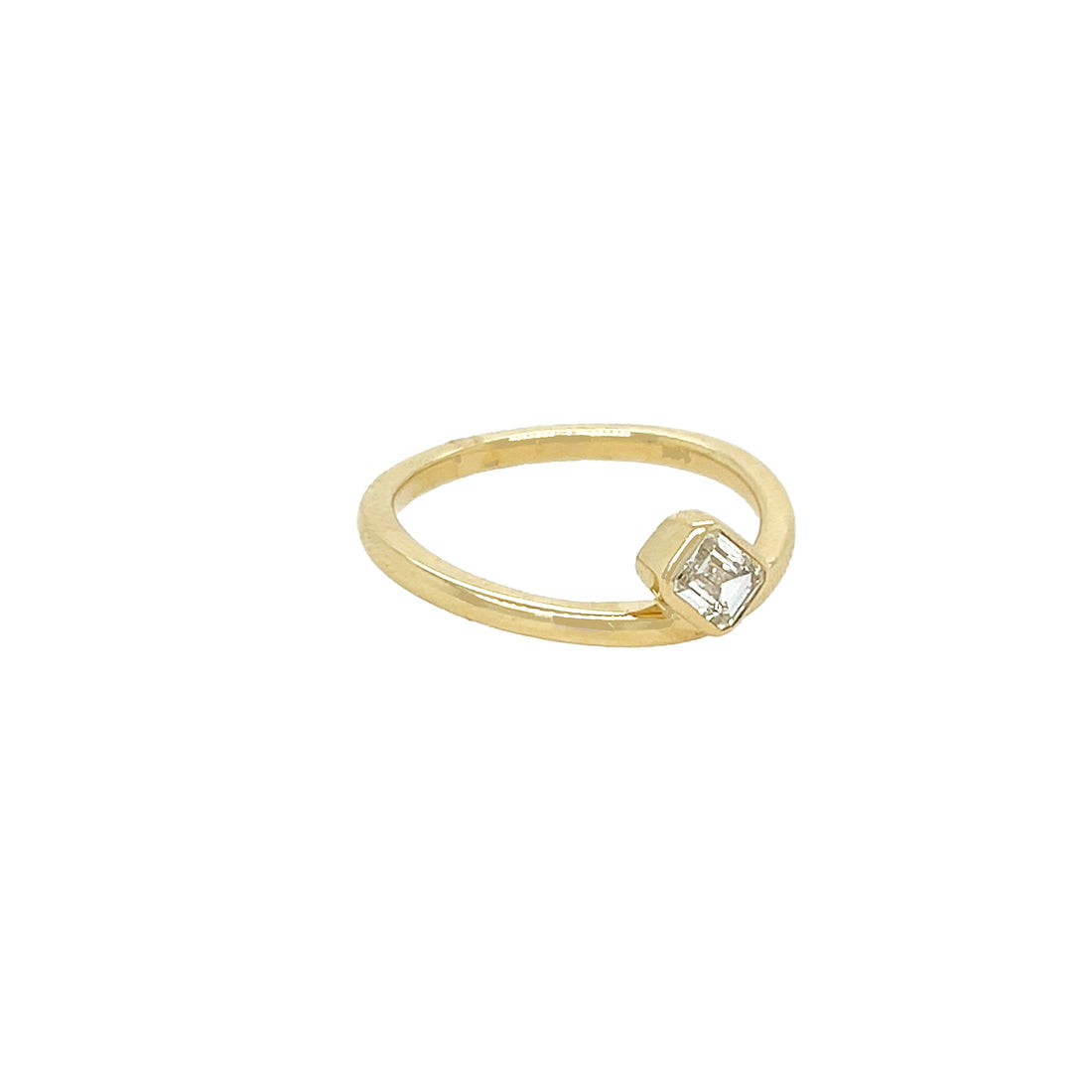 Diamond Wavy Band Ring