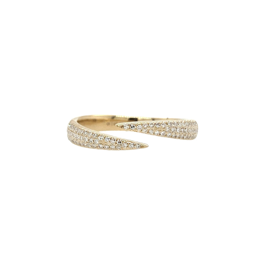 Diamond Bypass Ring