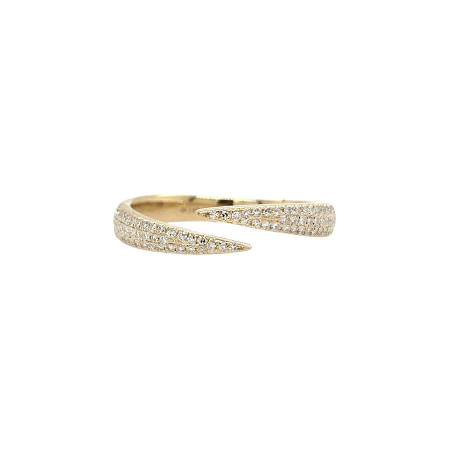 Diamond Bypass Ring