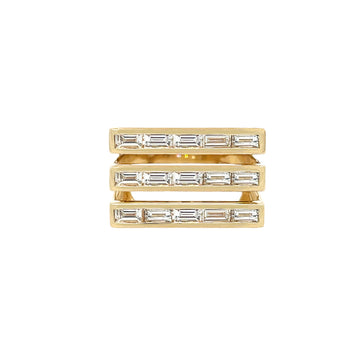 Diamond Baguette Pinky Ring
