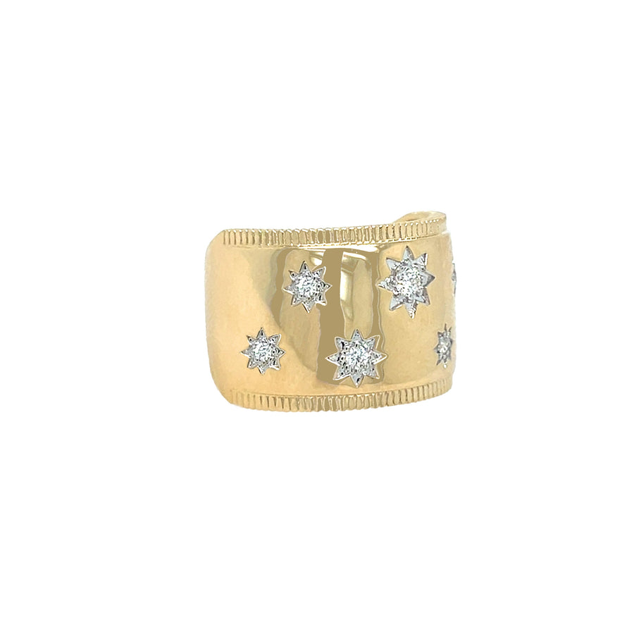Diamond Starburst Ring