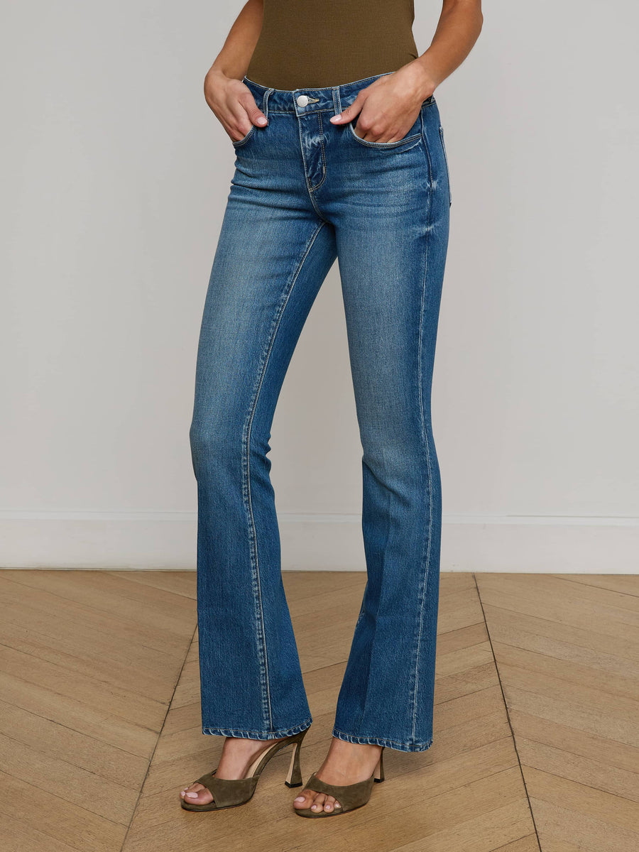 Cara Low-Rise Bootcut Jean