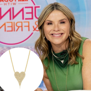 Large Diamond Heart Necklace