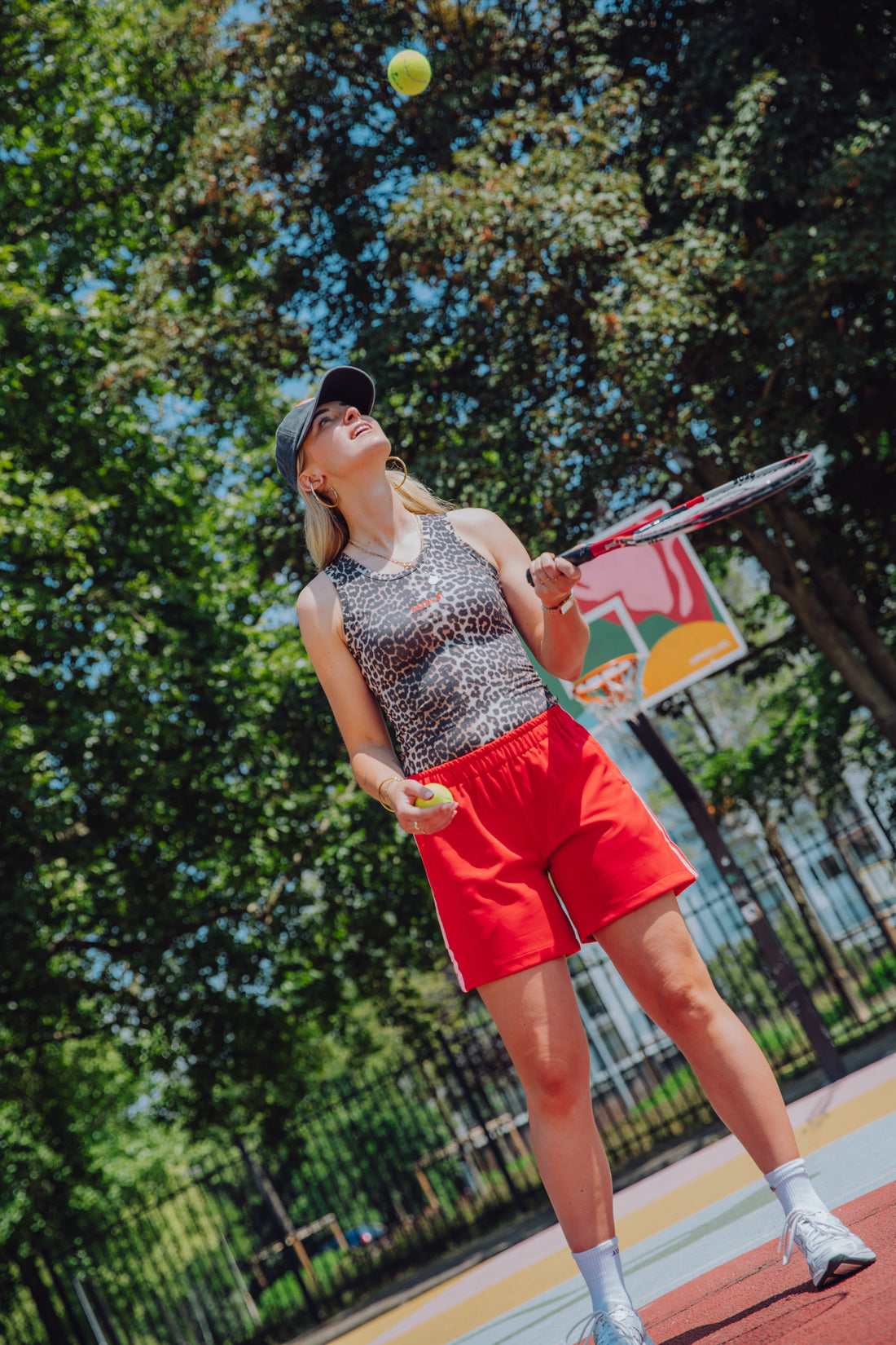 Stripe Short - Rood