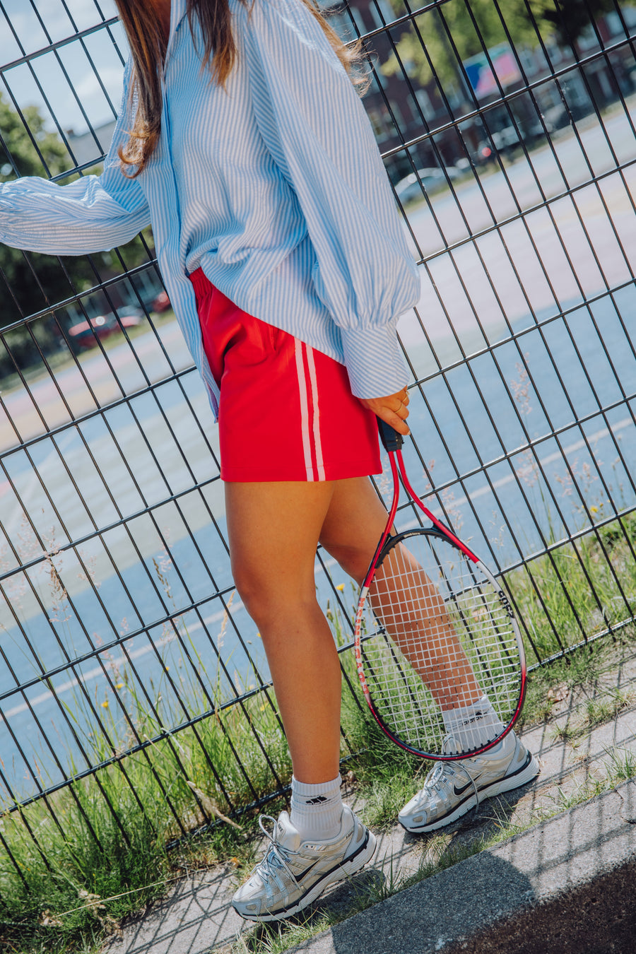 Stripe Short - Rood
