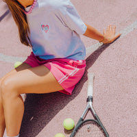 Stripe Short - Roze