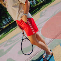 Stripe Short - Rood