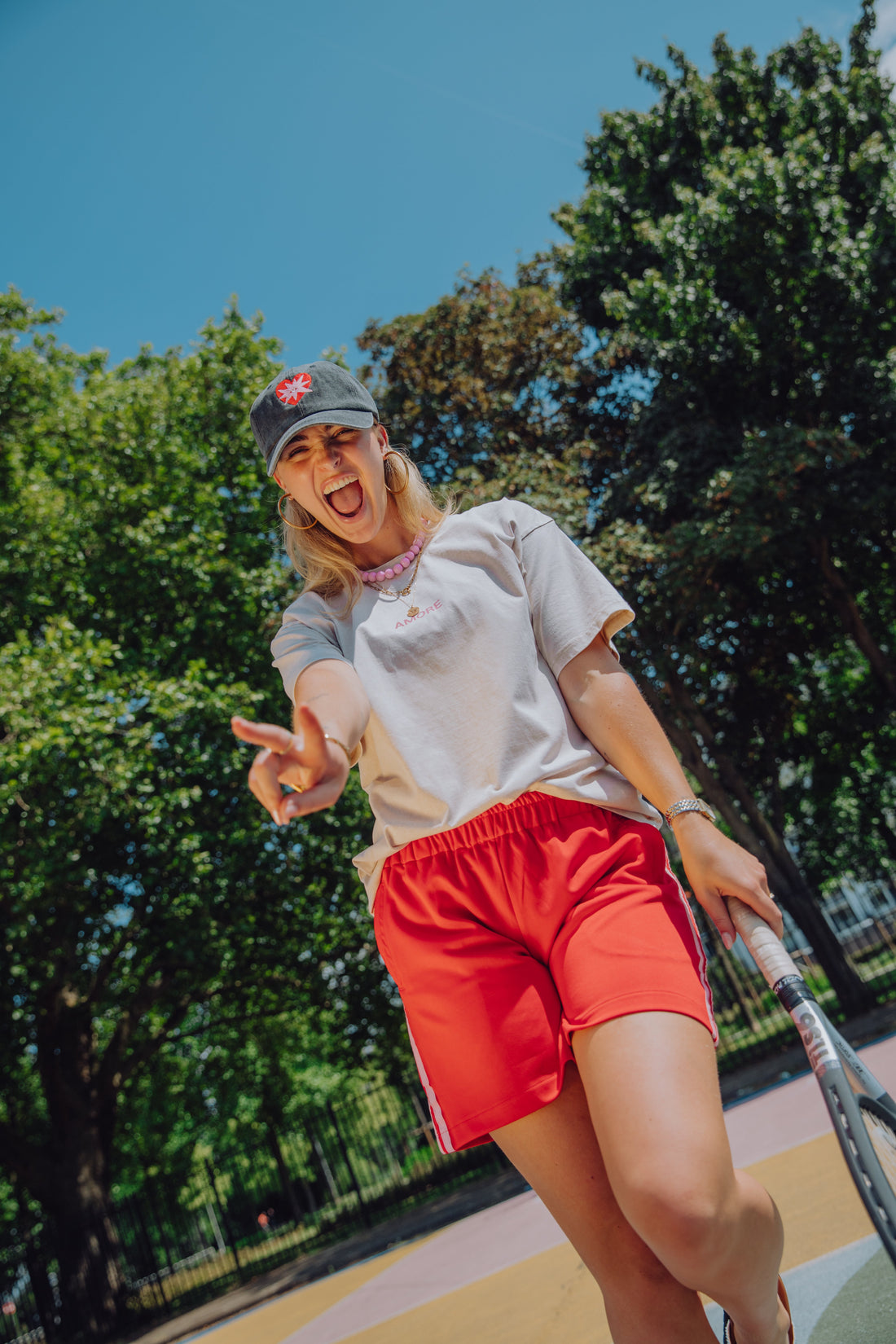 Stripe Short - Rood