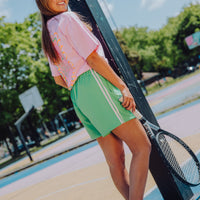 Stripe Short - Groen