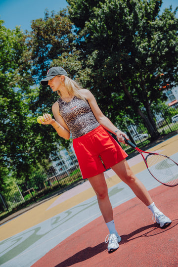 Stripe Short - Rood