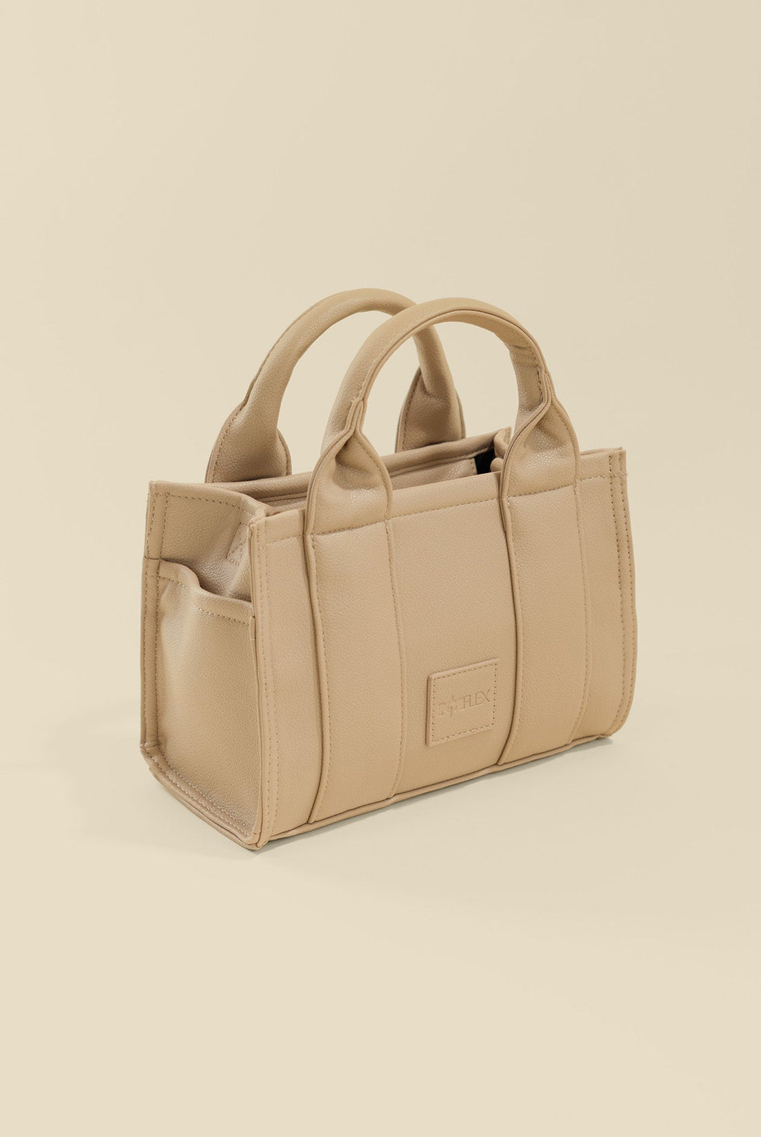 Vegan Leather Baby Sloane Tote - Gilded Beige