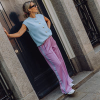 Stripe Pants - Lila