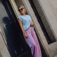Stripe Pants - Lila