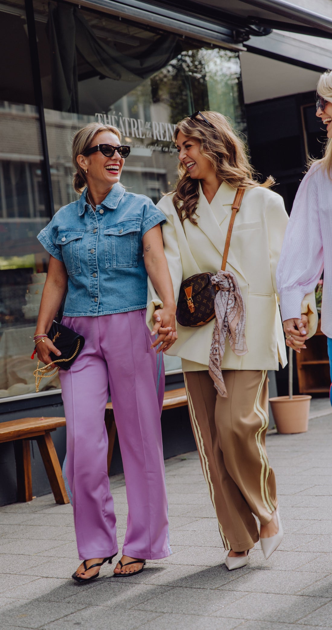 Stripe Pants - Lila