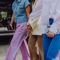 Stripe Pants - Lila