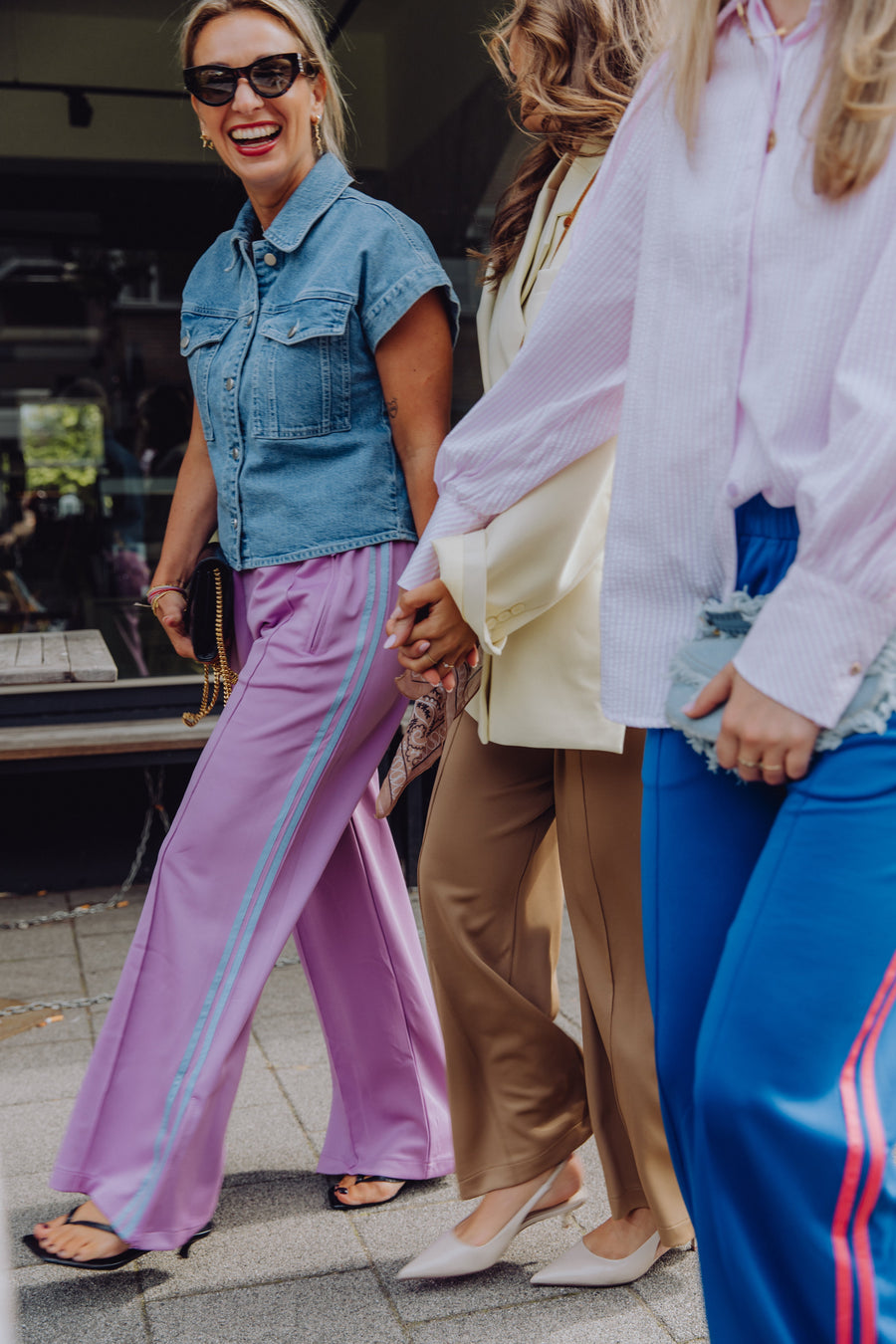 Stripe Pants - Lila