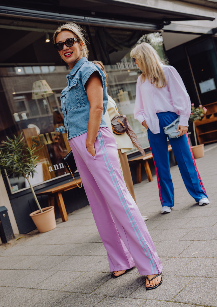 Stripe Pants - Lila