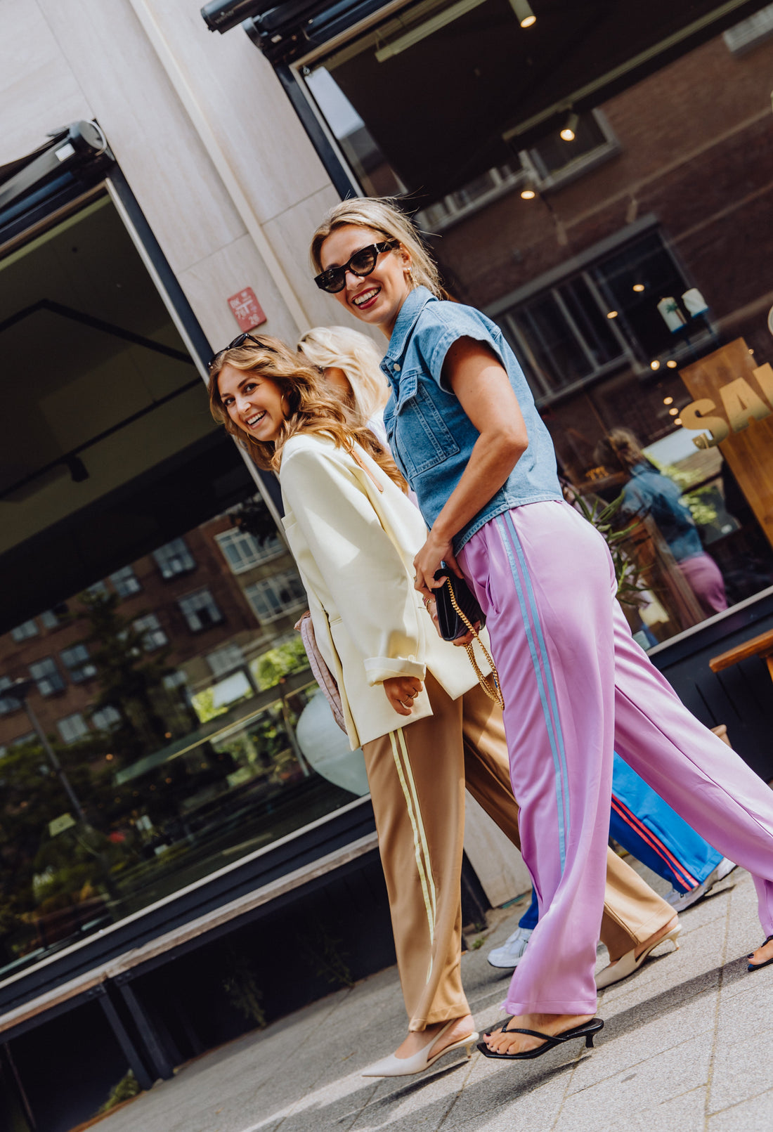 Stripe Pants - Lila