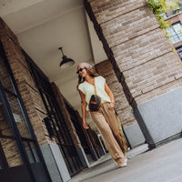 Stripe Pants - Khaki