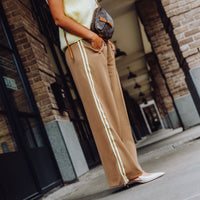 Stripe Pants - Khaki